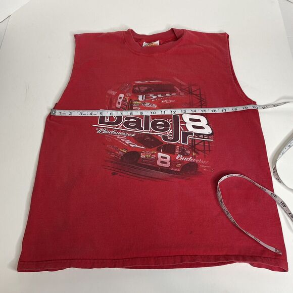 Dale Earnhardt Jr Muscle Shirt, Medium, Red, #8, Graphic, Winners Circle - Picture 8 of 9